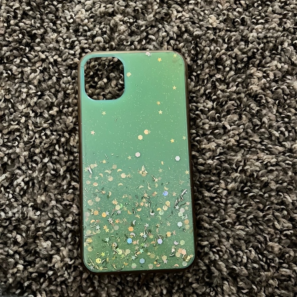 green iphone 11 case